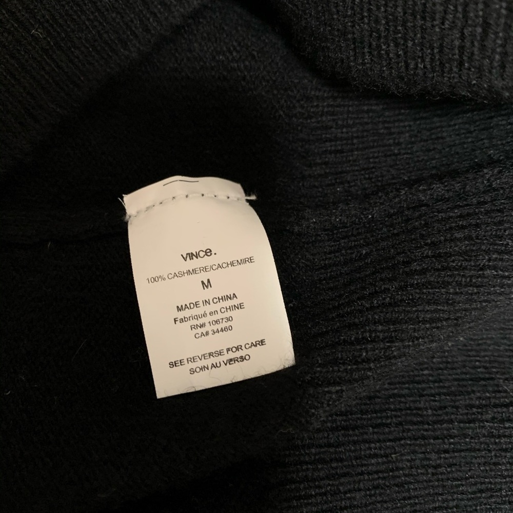 Vince Sleeveless Cashmere Beaded Sheath Dress M - Picture 8 of 9